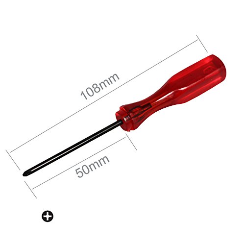 Triwing Screwdriver Set, eJiasu Tri-Wing Screwdriver & Philips Screwdriver Set Game Screwdriver Repair Tools for GBA NDS DSL Dsi 3DS XL Wii PS4 Controller (1 Set)
