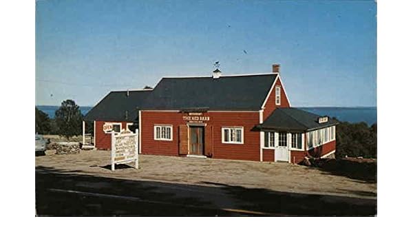 The Red Barn Restaurant And Gift Shop Lincolnville Maine Me