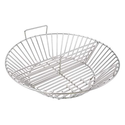only fire Stainless Steel Charcoal Ash Basket Fits for Kamado Joe Big