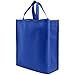 Simply Green Solutions - Reusable Grocery Bags, Durable Large Tote Bags, Shopping Bags for Groceries, Utility Tote, Reusable Gift Bags With Handles, 14 x 16.5 x 6, Pack of 10, Royal Blue