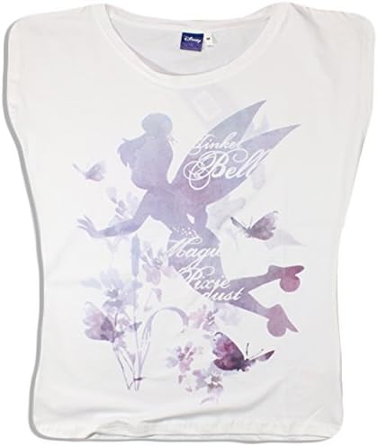 Tinkerbell Disney DISF53022212 Womens T-Shirt Top Cotton