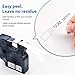 A45013 D1 Label Tape S0720530 Replace for Dymo Label Maker Refills d1 45013, 1/2 in x 23 Ft Black on White Compatible with DYMO LabelManager 160 210D 260P 280 360D 450D, 4-Pack