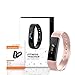 Arbily Fitness Tracker Watch,Activity Tracker Waterproof with Sleep Monitor,Smart Bracelet Smart Wristband Sport Pedometer Fitness Armbands Step Tracker Calorie Counter for Kids Women and Men(Pink)