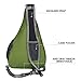 WATERFLY Packable Shoulder Backpack Sling Chest Sport Hiking Bag Cover Bicycle Messenger Cross Body Bag Rucksack (Olive)