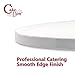 Cakebon Cake Boards - Sturdy 1/2 Thick Drums - 8 Inch Professional Smooth Straight Edges White 12-Pack