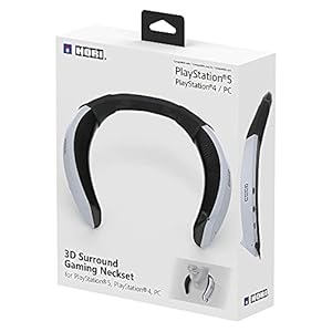 HORI 3D Surround Gaming Neckset – Wired Wearable Speaker for PS5, PS4, PC – Playstation 5