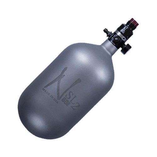 Ninja 68/4500 SL2 Carbon Fiber Cerakote Paintball Tank with ProV2 Regulator (Gunsmoke)
