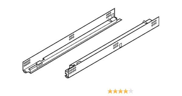 Blum Tandem Premium Undermount Slides Basic Self Closing 3 4