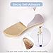Heel Grips High Heel Inserts for Women, Make Shoe Fitter & Stop Heel Slipping Out (2 Pairs, 2mm&5mm Thickness respectively) High Heel Pads,Heel Cushion Inserts,Heel Snug Liner (Beige)