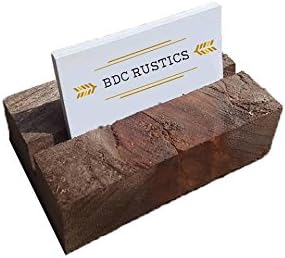 Rustic Reclaimed Wood Business Card Holder