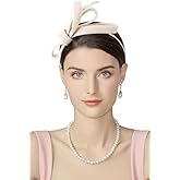 BABEYOND Fascinators Hats for Women - Velvet Tea Party Hat Kentucky Fascinator Derby Bridal Wedding Headband