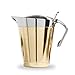 VonShef Brushed Gold Gravy Boat, Double Insulated Jug with Hinged Lid Ideal Thanksgiving Pourer for Gravy or Cream, Stainless Steel, 32oz