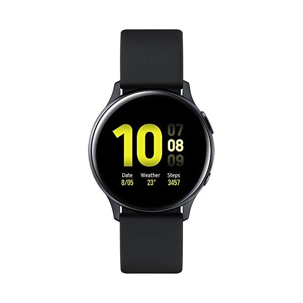 Samsung Galaxy Watch Active2 Bluetooth Aluminium 44 mm -Sleep Monitor, Aqua Black (UK Version)