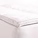 Superior Mattress Topper, Down Alternative, 2 Inch Deep Sized Bed Pillow Top, Comfort Pad, Fluffy Mattress-Topper Protector, Plush Cooling Extra Soft, Hotel Quality, Sleep, All-Season, King, White