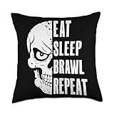 Eat Sleep Brawl Repeat Funny Video Gamer Gaming