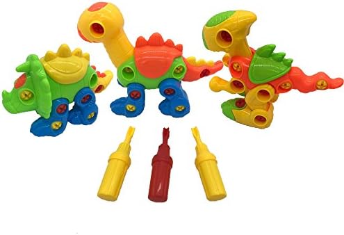 Muyisi Dinosaur Toys, Take Apart Fun, STEM Learning, Construction Engineering, Disassemble and reconstruction Play Set for Boys/Girls Toddlers, Excellent Toy Gift, Kids Ages 3 Years or Up