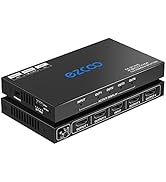HDMI Splitter 1x4 4K 60Hz 4:4:4 HDR D-o-l-b-y Vision HDCP2.2 - Vier Ports HDMI Down Scaler Play 4...