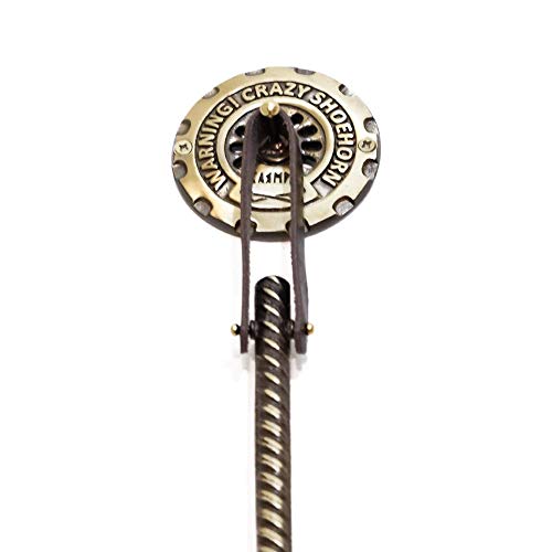 Brass Shoehorn Decorative Extra Long"Crazy"