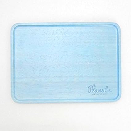 Amazon スヌーピー ウッドプレート お皿 トレー L ブルー ヴィンテージ Orsn キッチン用品 ピーナッツ ホーム キッチン