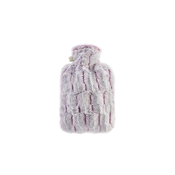 Hot Water Bottle with Cover - Hot Cold Pack Made of Burst Resistant Thermoplastic with Fleece Sleeve Helps Relieve…