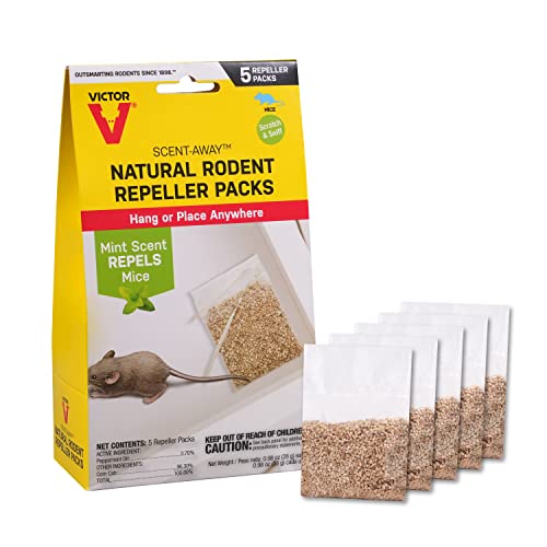 Victor M805 ScentAway Natural Rodent Repeller Peppermint Oil Mouse