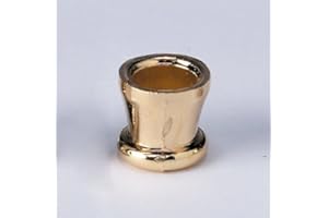 RITE LITE Rite -Lite Judaica Brass-Plated Angular Candle Cups with Screws - Set of 9