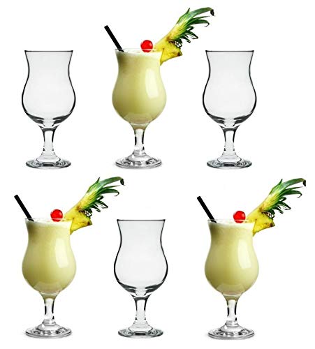 Topkapi 44872 Pina Colada Cocktailgläser 380 ml Longdrinkgläser Bargläser Partygläser 6 Stück – Bild 3
