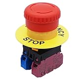 TWTADE/Red Mushroom Cap 1NO 1NC DPST Emergency Stop