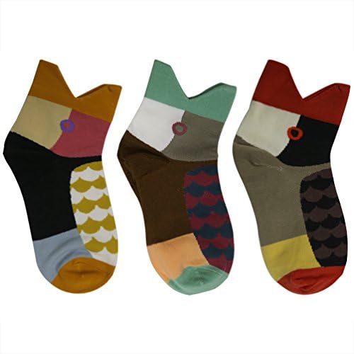 Women Socks Colorful Cute Socks Girls Socks Cotton Socks Ankle Socks 3 Pack