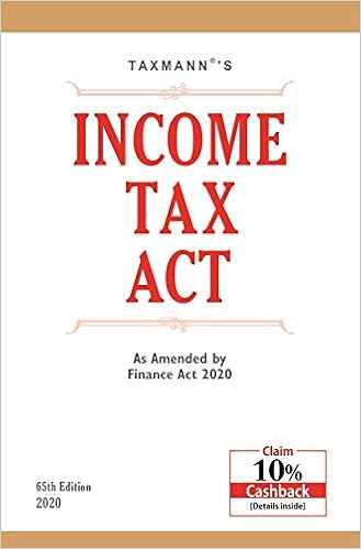 Taxmann's Income Tax Act- As amended by Finance Act 2020