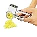 zswell Cheese Grater Rotary multi-function super sharp grater Grater thickened stainless steel cheese shredder used in cheese, vegetables, chocolate and nuts