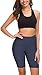 Custer's Night High Waist Out Pocket Yoga Short Tummy Control Workout Running 4 Way Stretch Yoga Leggings