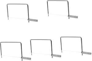 Amosfun 5pcs Heavy Duty Stainless Steel Cheese Slicer with Wire Cutter for Block Cheese and Butter Compact