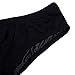 Avidlove Mens Underwear Sexy Bikinis Ice Silk Colorful Boxer Briefs, 1 Pack--Black, XXL = US L