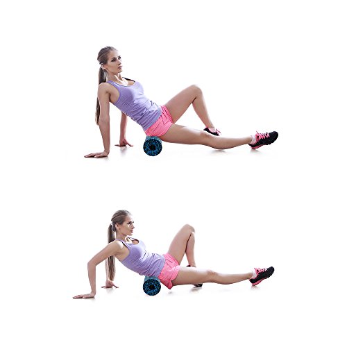 Premium High-Density Foam Roller with Hole and Speckles Extra Firm (Red Speckled, Roll: 11.5 inches) - Thumbnail 5