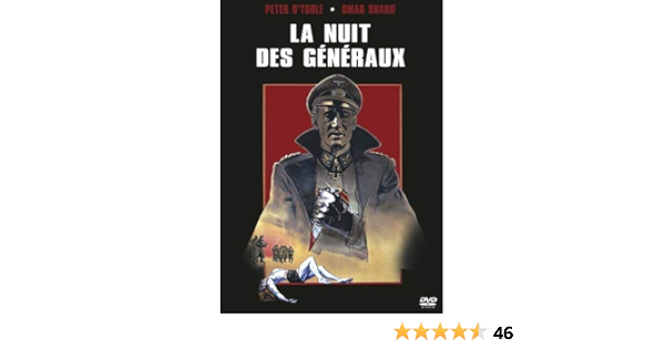 Amazon Com La Nuit Des Generaux Peter O Toole Omar Sharif Tom Courtenay Donald Pleasence Joanna Pettet Anatole Litvak Movies Tv