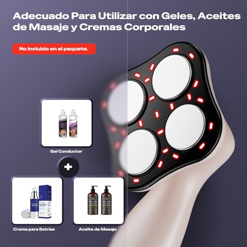 Masajeador Anticelulitico Reductor, 3 En 1 Masajeador Anticelulítico Eléctrico Profesional, Unisex Para Cintura, Vientre, Brazos, Glúteos Y Piernas