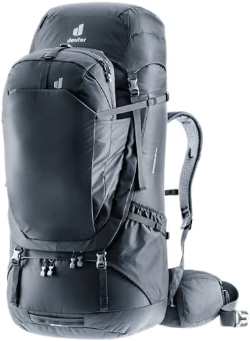 Sac à Dos De Trekking Deuter Aircontact Pro 65+10 SL – Femme – Dos Réglable VariSlide, Armature Aluminium, Nombreux Compartiments – Poids 2,79 Kg