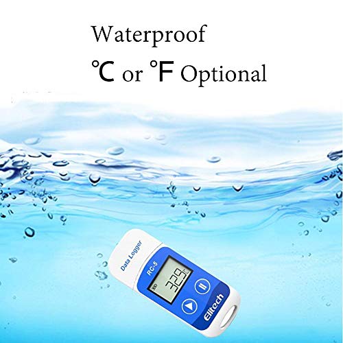 5 Elitech+Temperature+Recorder+Water+Resistant+Thermometer