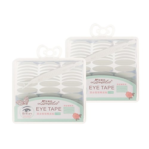 SunniMix Lot 540 Pairs Narrow/Wide Super Invisible Double Eyelid Sticker Technical Eye Lift Strip Tapes - Thumbnail 4