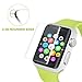 [3-Pack] Apple Watch 42mm Tempered Glass Screen Protector,Linboll Anti-Scratch, 9H Hardness, Anti-Fingerprint, Bubble Free[Only Covers the Flat Area]Screen Protector for Apple Watch 42mm