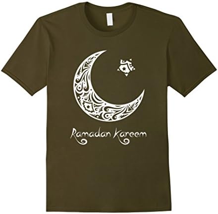 Men's ramadan kareem shirt islamic Moslem eid shirt 3XL Olive
