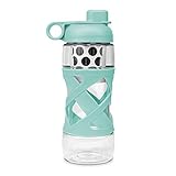 Aquasana Active 20 oz. Clean Water Bottle with Filter BPA Free Plastic, Glacier
