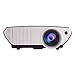 HD Projector,LCD 1200 Lumens Mini Video Projector LED Multimedia Projector Support 1080P for Home Cinema Theater