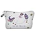 Waterproof Makeup Bag 3pcs/Set Super Cute Printing Cosmetic Bag Unicorn Gifts for Girls Travel Organizer bag(Unicorn)