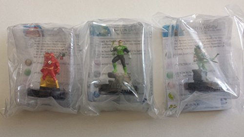 Brave and the Bold DC Heroclix OP Kit Set of 3 Green Arrow #D16-004, Green Lantern #D16-005 & The Flash #D16-006