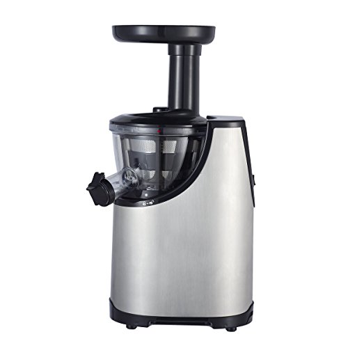 Obreko Vertical Single Auger Low Speed Masticating Juicer Stainless Steel Compact Juice Fountain