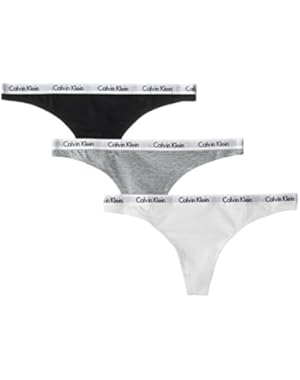 Calvin Klein Women's 3 Pack Carousel Thong Panty
