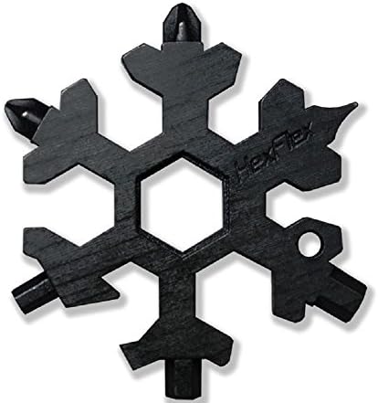 Hexflex Multi-tool STANDARD/METRIC BLUE - RED - GOLD - WHITE - MINT - CAMO - TITANIUM (Standard, Black Oxide)