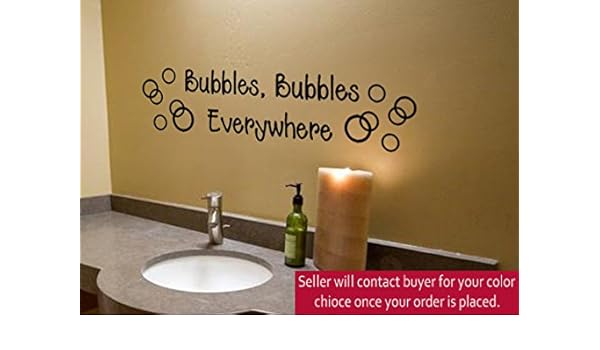 Amazon Com Aluckyhorseshoe Bathroom Wall Decal Girls Boys